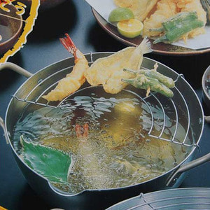 일본산 히로유키 스텐 튀김냄비